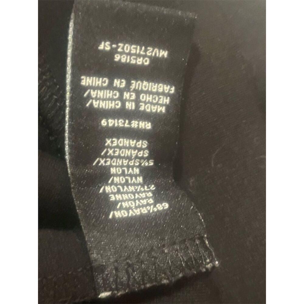 One5One Women's Black Bell Bottom Pants Size L High Waist Flared Casual - Picture 6 of 12